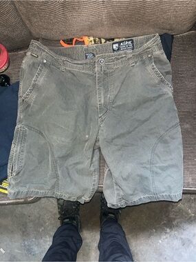 Kuhl dark green performance shorts
